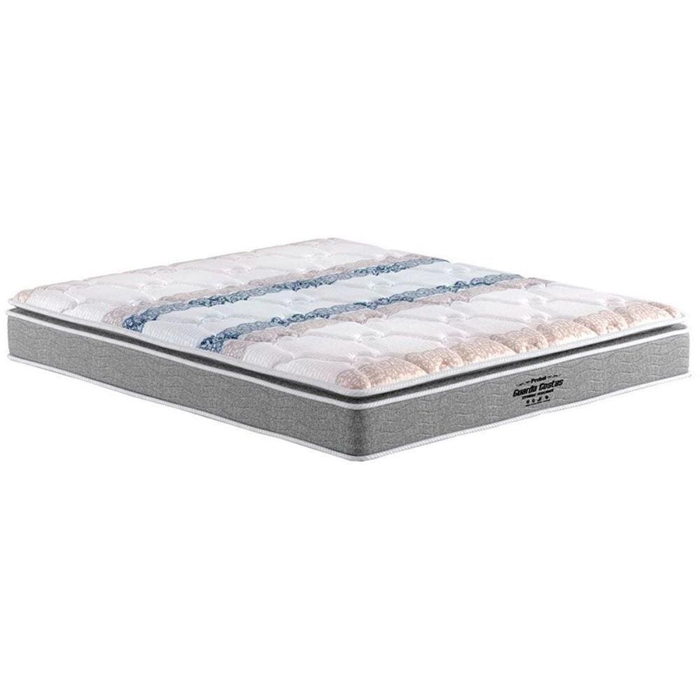 Colchão Queen Espuma Compact Extreme Resistence Pillow Top Gray (158x198x28) - Probel
