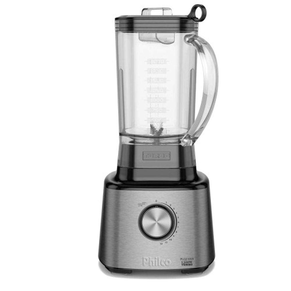 Liquidificador Philco PLQ2100PI Jarra de Plástico 3L 1200W 12 Velocidades