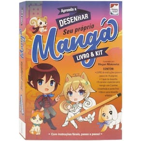 Livro & Kit Aprenda A Desenhar Mangá