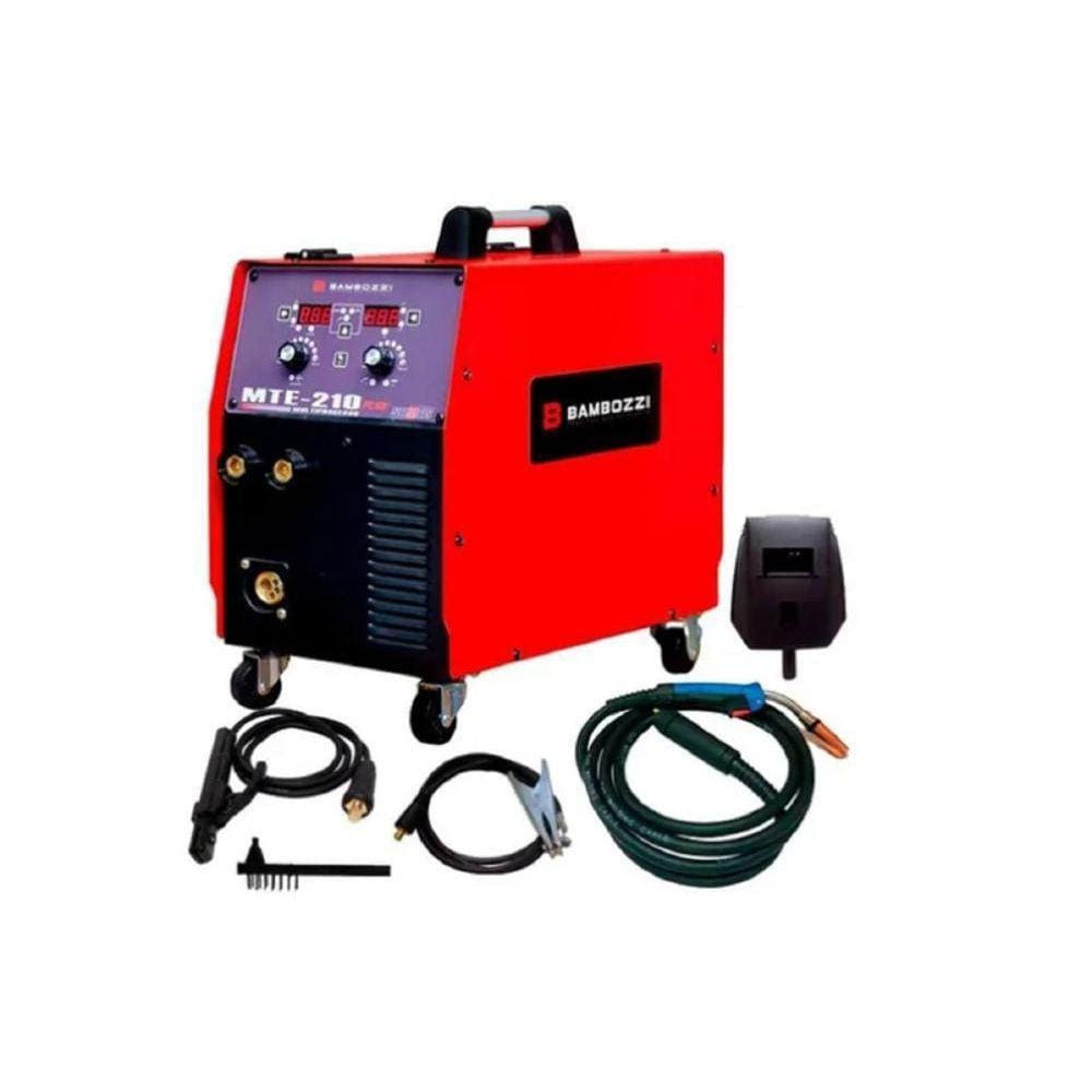 Máquina Solda Mig Multiprocesso Mte 210 Plus Bivolt Bambozzi