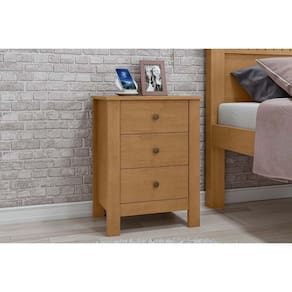 Mesa Cabeceira Casal Maggiore C/ 3 Gavetas Rovere - Lopas