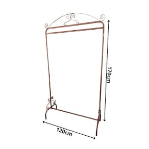 Arara Desfile Simples Dobravel 1,20x1,70m Retro Rose Gold
