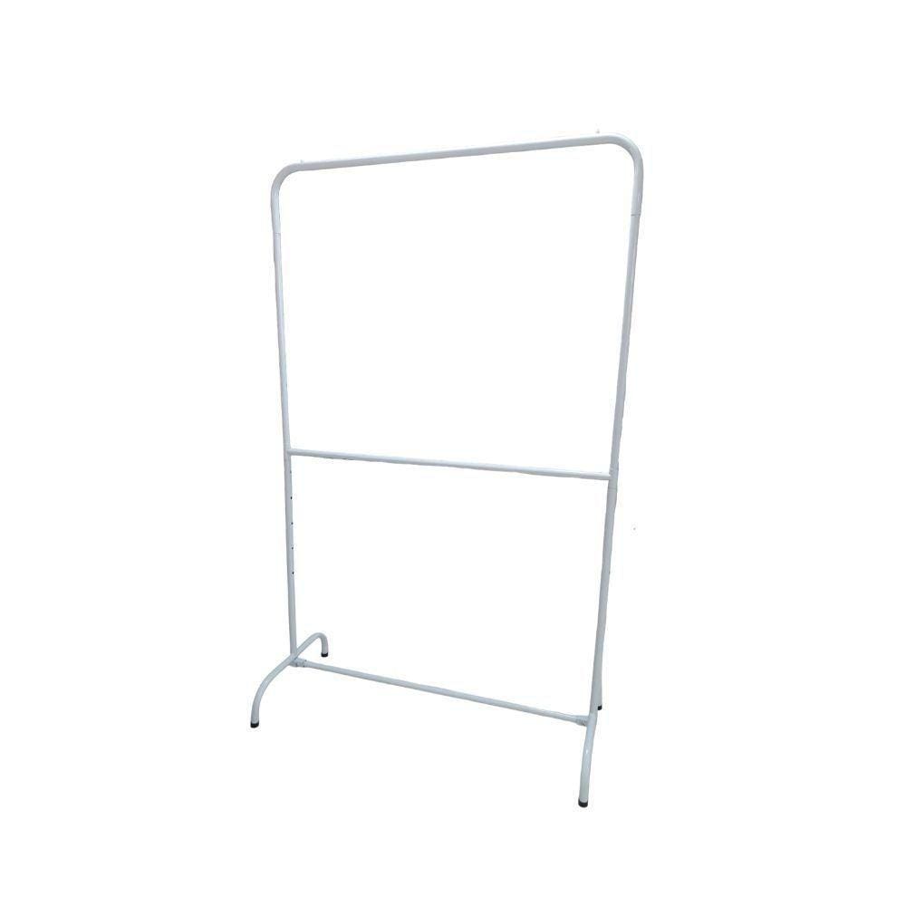 Arara Desfile 2 Niveis Dobravel 120x170cm Branco Azulado