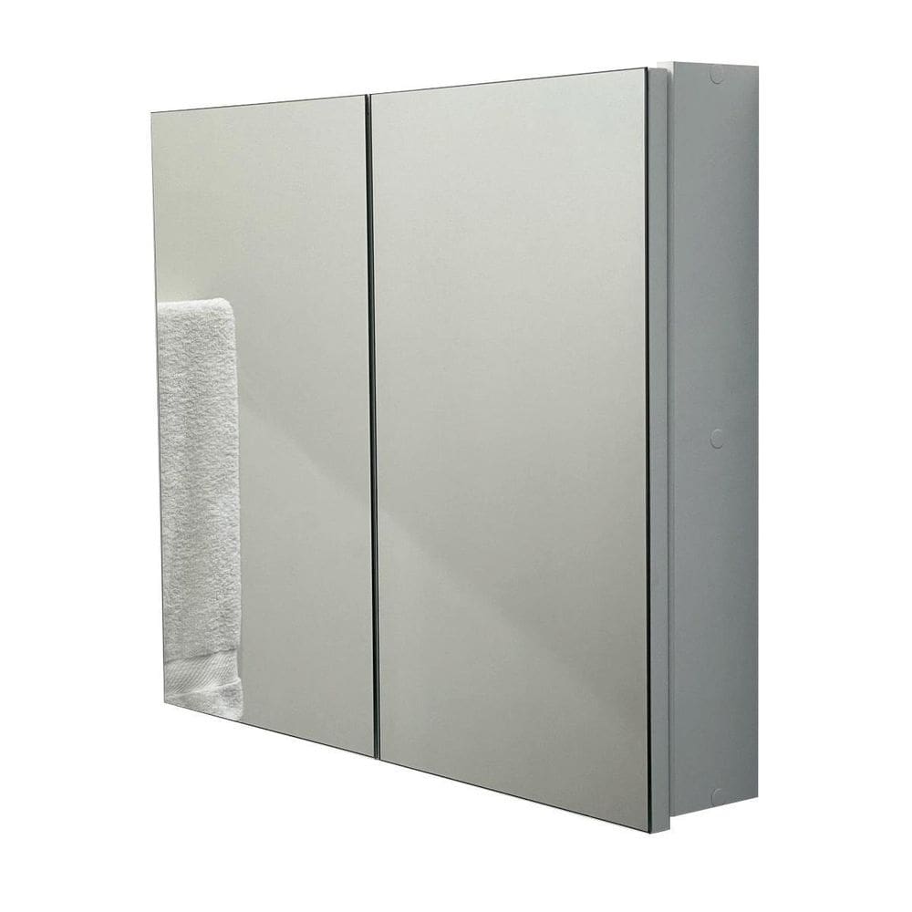 Espelho Para Banheiro Armário 2 Portas - 60Cm