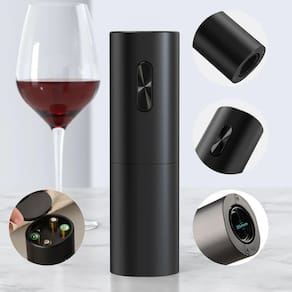 Abridor Vinho Elétrico Automático Saca Rolha Pilha