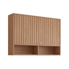 Armário De Cozinha Modulado Divina C-2 Portas Ripadas 120 Cm Freijo - Mgm