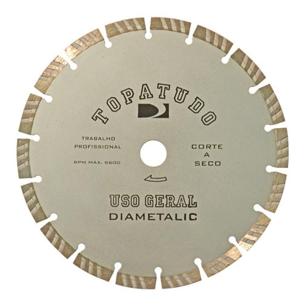 Disco Corte Diamantado Segmentado Topa Tudo 230Mm Diametalic