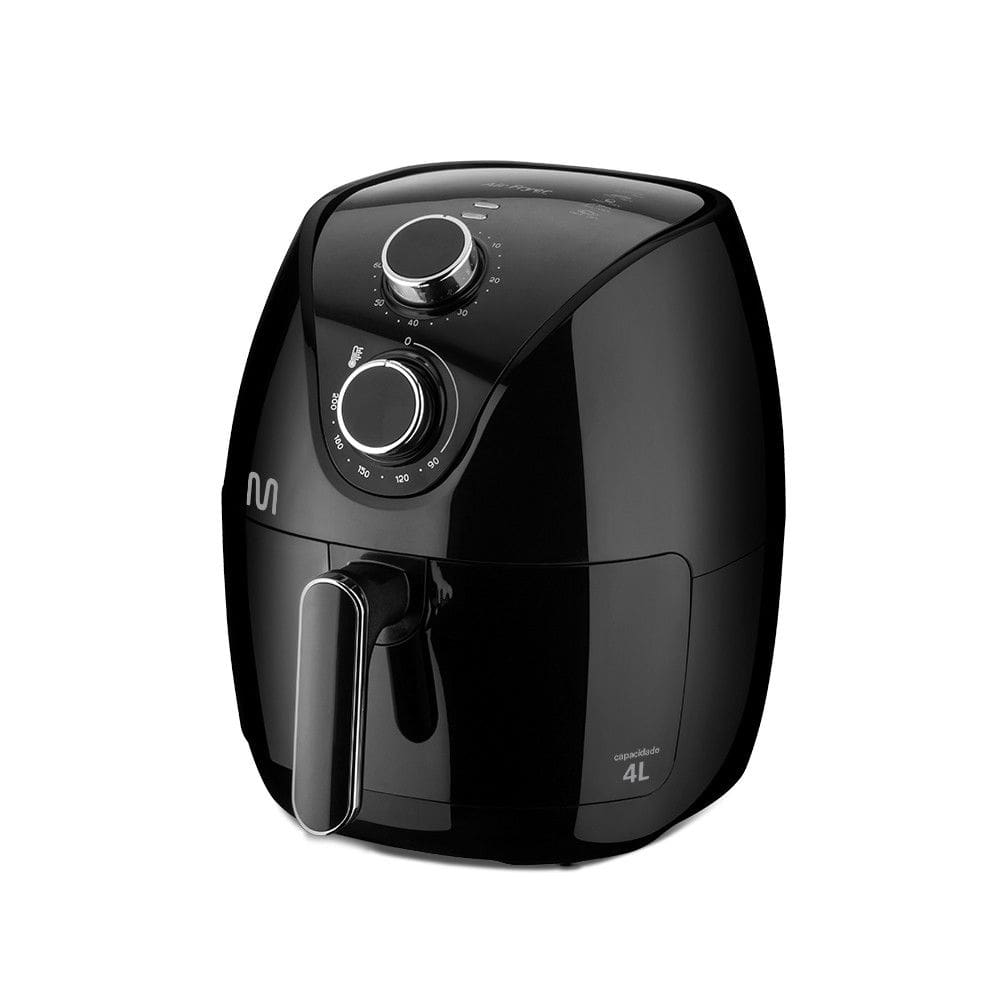 Fritadeira Elétrica sem Óleo Air Fryer 4 Litros 1500W 220V Preta Multi - GO202