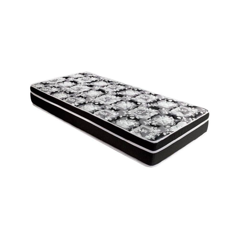 Colchão Solteiro Espuma D45 Gran Luck Black (88x188x30) - Luckspuma