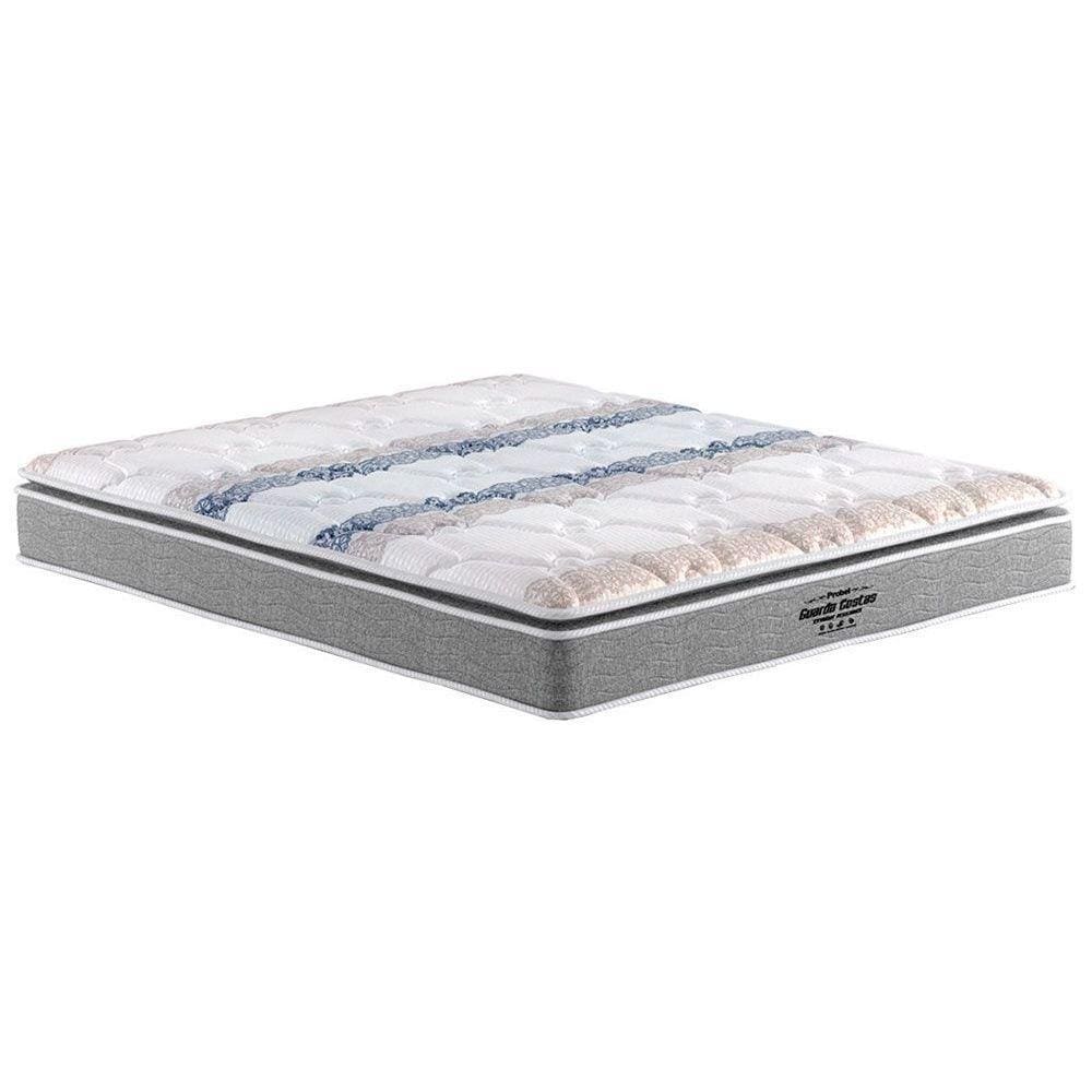 Colchão King Espuma D33 - Ag 65 Guarda Costas Extreme Resistence Pillow Top Gray (193x203x28)