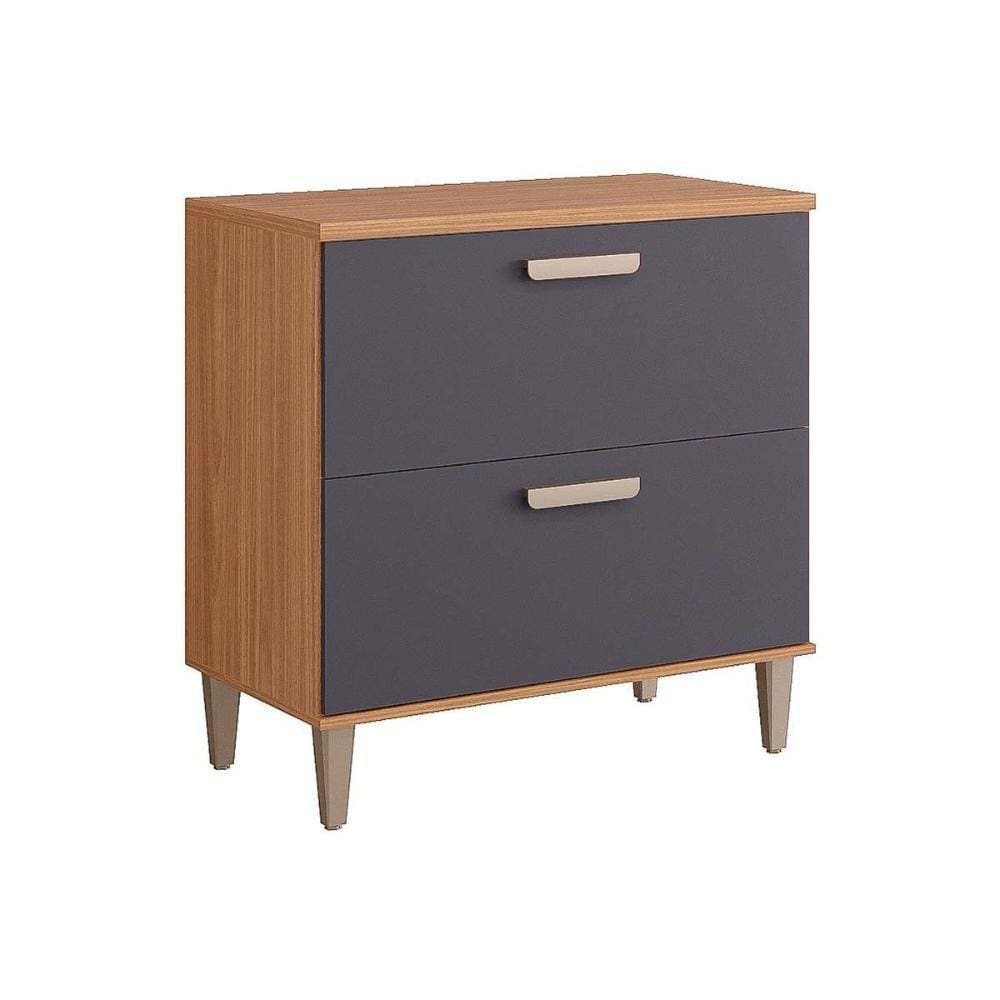 Módulo Cozinha Mgm Bella Balcão C-1 Gaveta E 1 Porta Basculante C-tampo 80 Cm Freijo-titanium-mgm