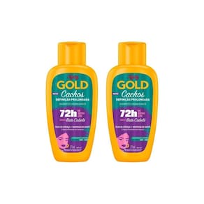 Shampoo Niely Gold 275Ml Cachos Definiçao Prolongada- 2Un