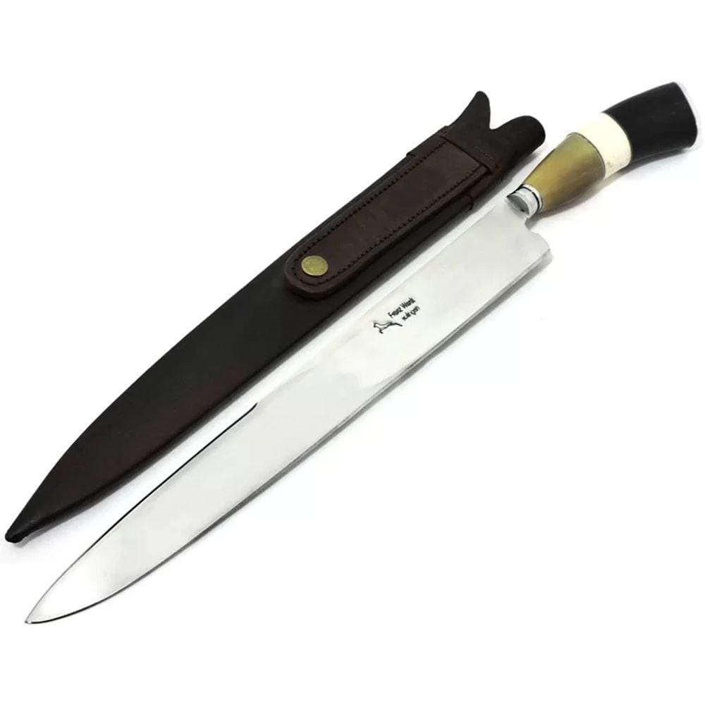 Faca Churrasco Acero Solingen Franz Wenk - Lâm. 30 cm.