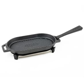 Chapa de Ferro Fundido Ooni Grizzler com Base em Aço Inox