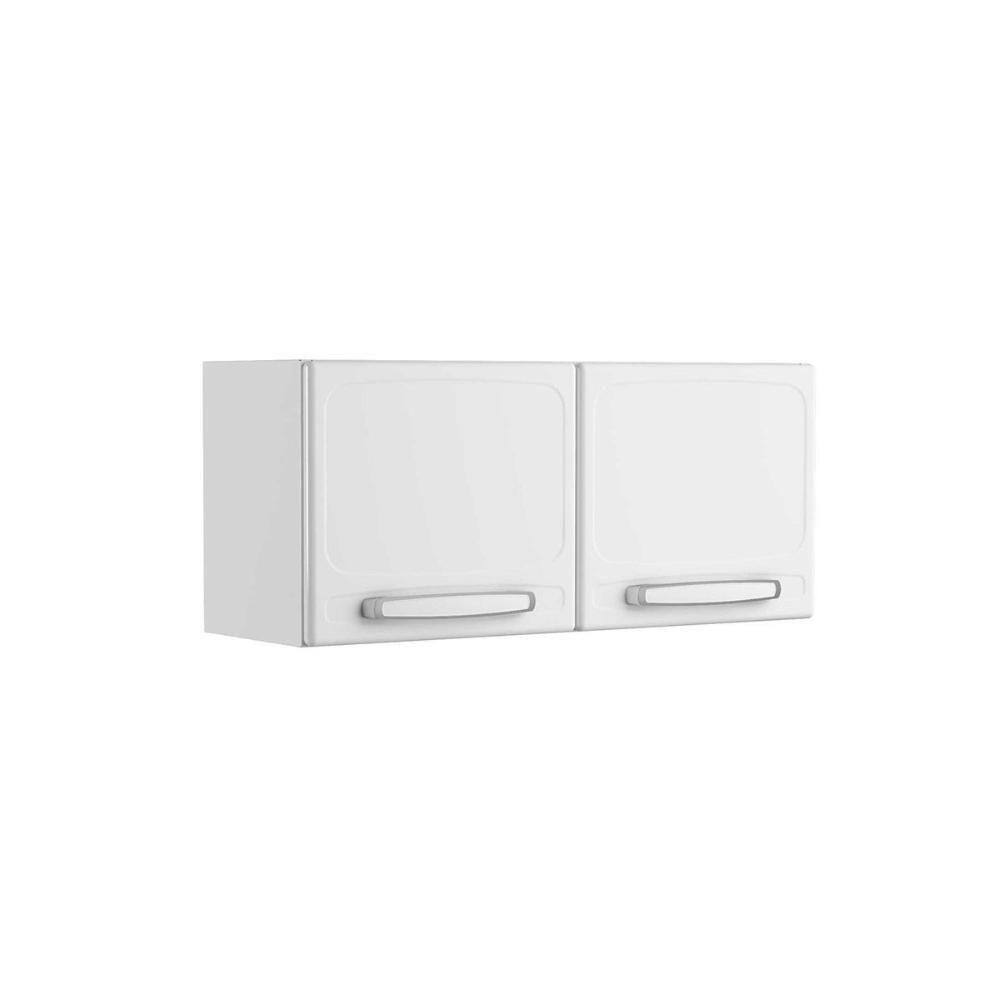 Armário Aéreo P- Cozinha Evidence 7004 2 Portas 80cm Branco - Bertolini