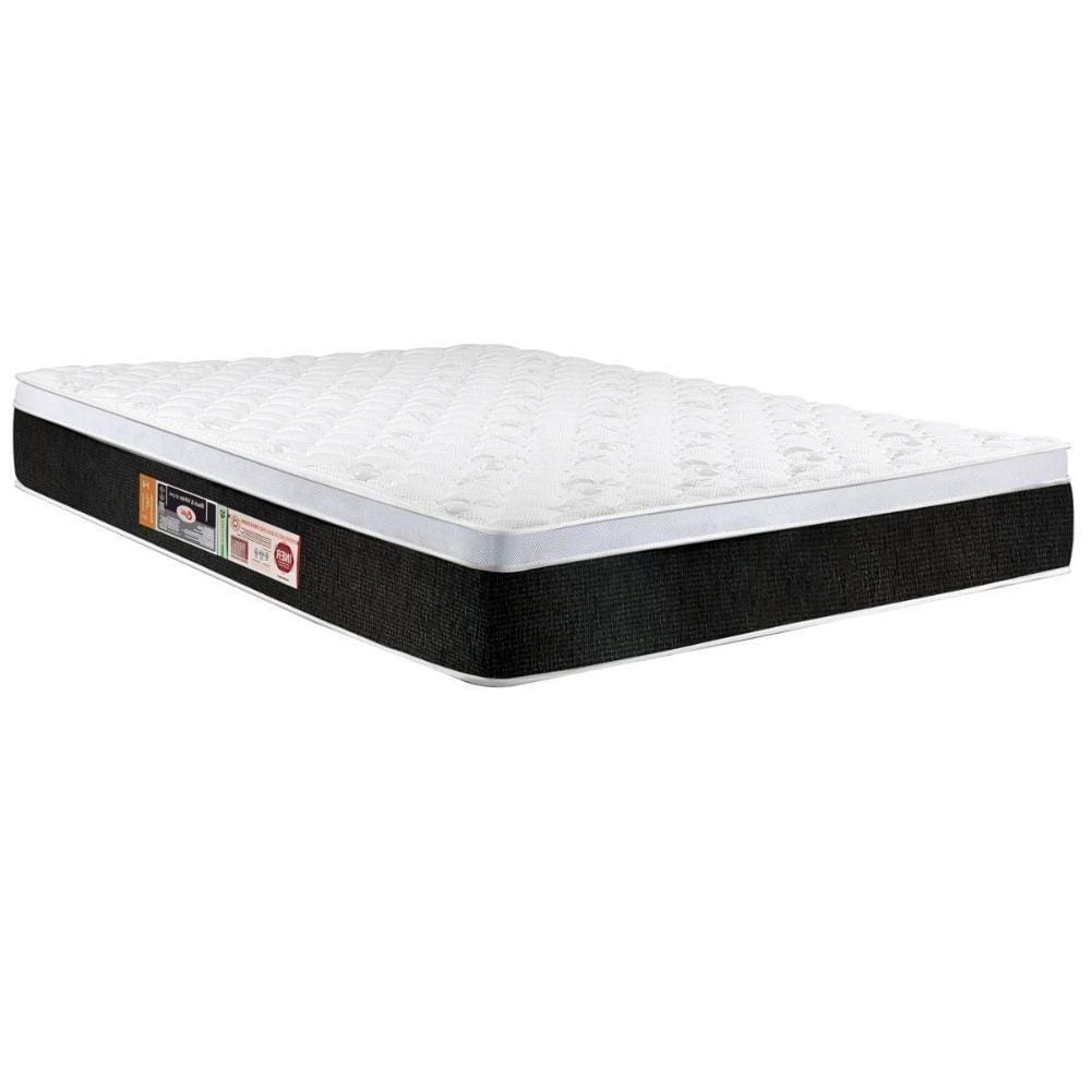 Colchão Viúva Espuma D45 Black White Air Euro Pillow (128x188x23)