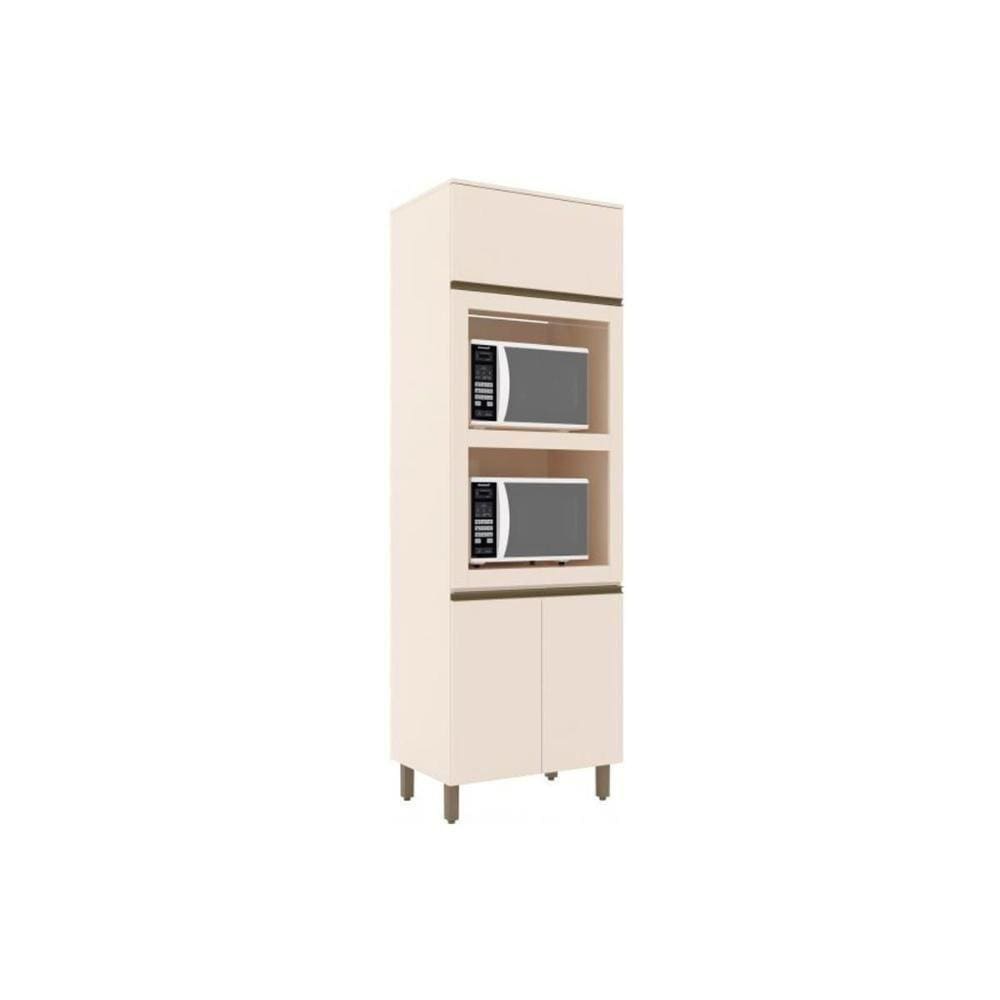 Paneleiro De Cozinha Modulado Connect C- 3 Portas (2 Fornos) 71.5cm Off White - Henn