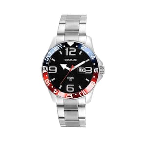 Relógio Seculus Lupa Prata Masculino 44012G0Svna3