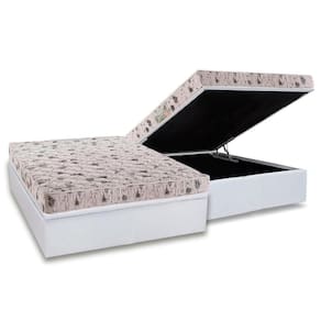 Conjunto Box Baú Casal: Colchão Espuma Herval D23 Sonum + Base Crc Courano White(138x188)