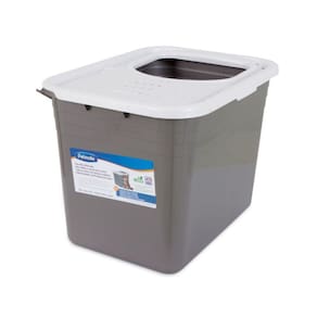 Caixa de Areia Top Entry Litter Box Entrada Superior Para Gatos - Petmate