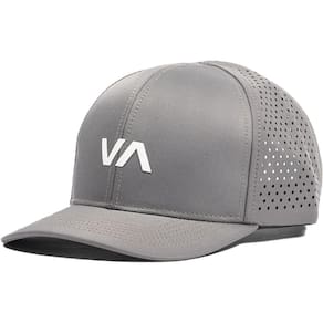 Boné RVCA Aba Curva Vent Cap Strapback WT24 Cinza Escuro