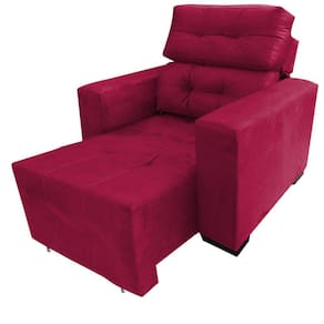 Poltrona Do Papai Reclinável Retrátil Isabelle Vermelho