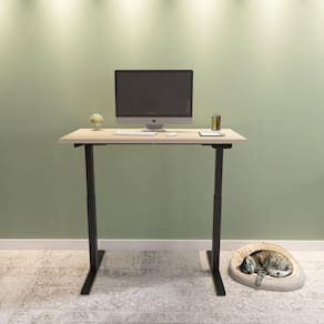 Mesa Elevatória Elétrica 1500x600mm Mee1500p25 Nogueira Casablanca/Preto