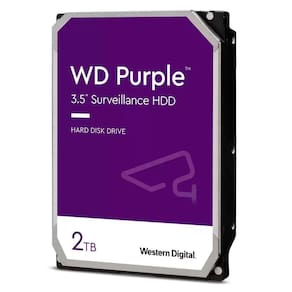 Hd 2tb Western Digital Purple Surveillance, Sata Iii 6gb/s, Cache 64mb, 3.5" - Wd23purz