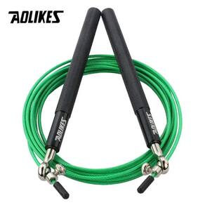Corda de Pular Aolikes Preta Verde