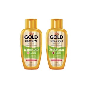 Shampoo Niely Gold 275Ml Agua Coco Hidratação - Kit C/2Un