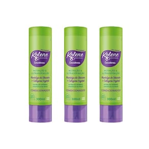 Condicionador Kolene 300Ml Curvaturas - Kit Com 3Un