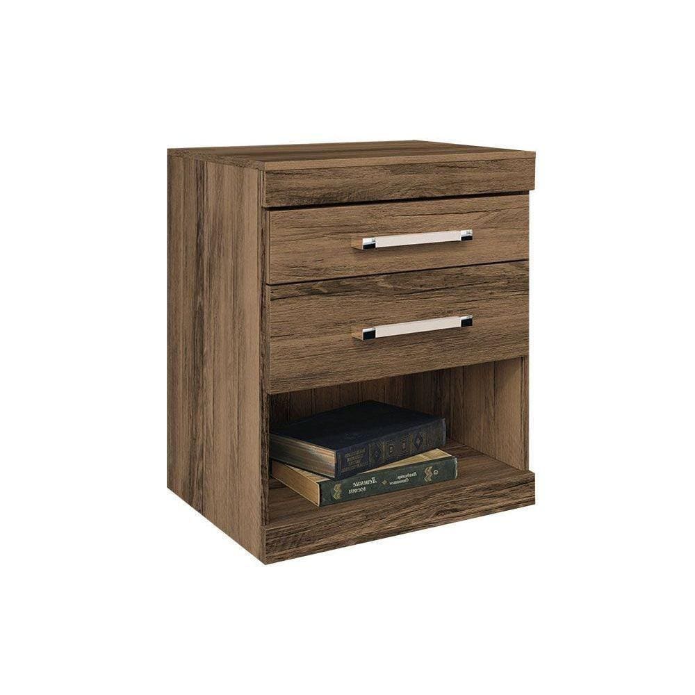 Mesa Cabeceira Infantil Plus C/ 2 Gavetas Atacama - Santos Andirá