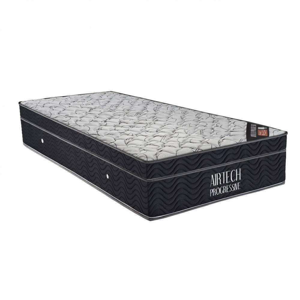Colchão Solteiro Ortobom Molas Superlastic Airtech 29X 188X 78 cm Branco/Preta