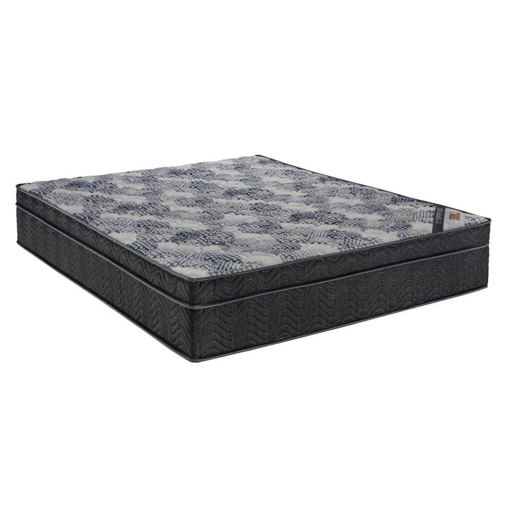Colchão Viuva Ortobom Molas Ensacadas Iso Superpocket 25X 188X 128 cm Preto/Azul