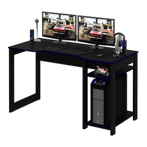 Mesa Gamer Multimóveis CR25049 Preta/Azul