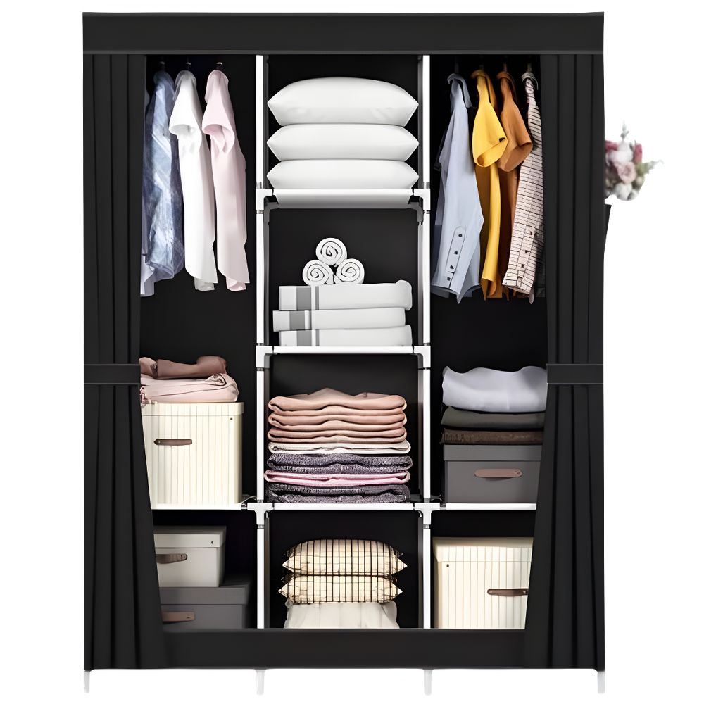 Arrumação fácil: Organizador dobrável de roupas.