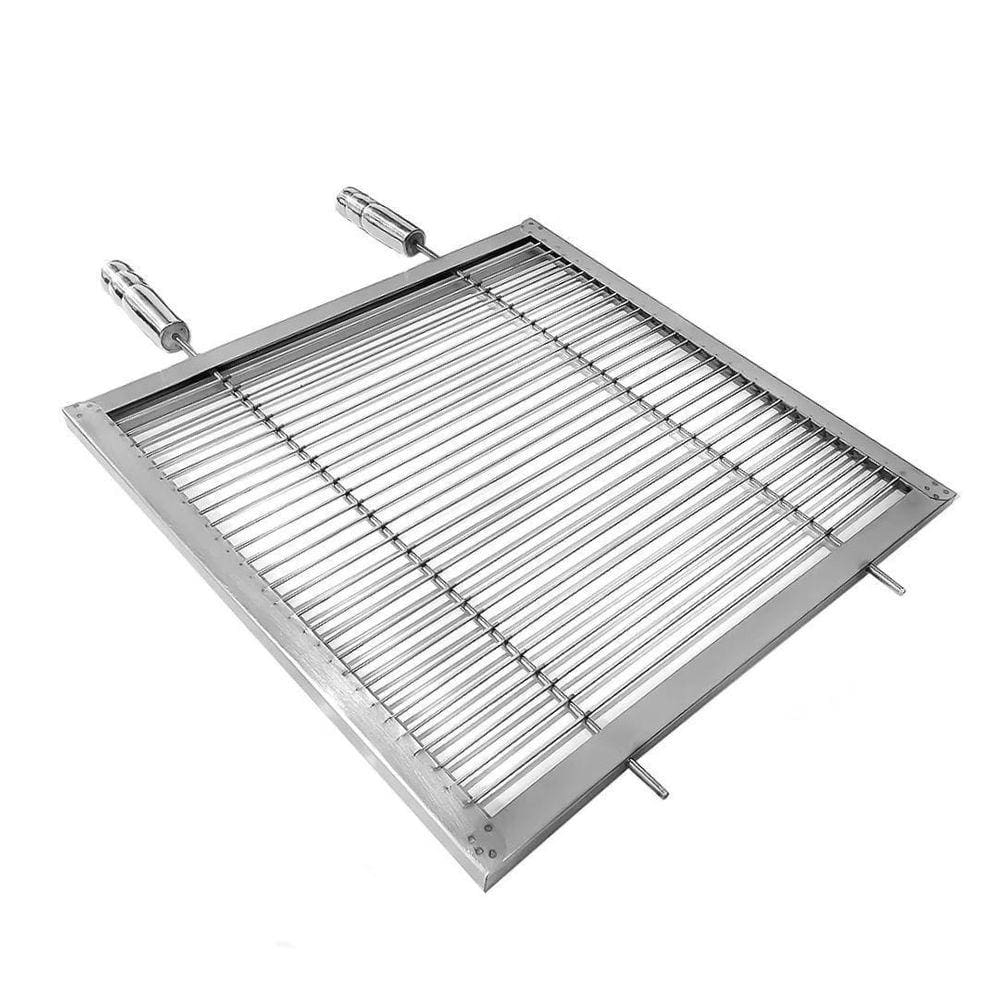 Grelha Uruguaia Aramada 60X50 Reforçada De Churrasco Em Inox