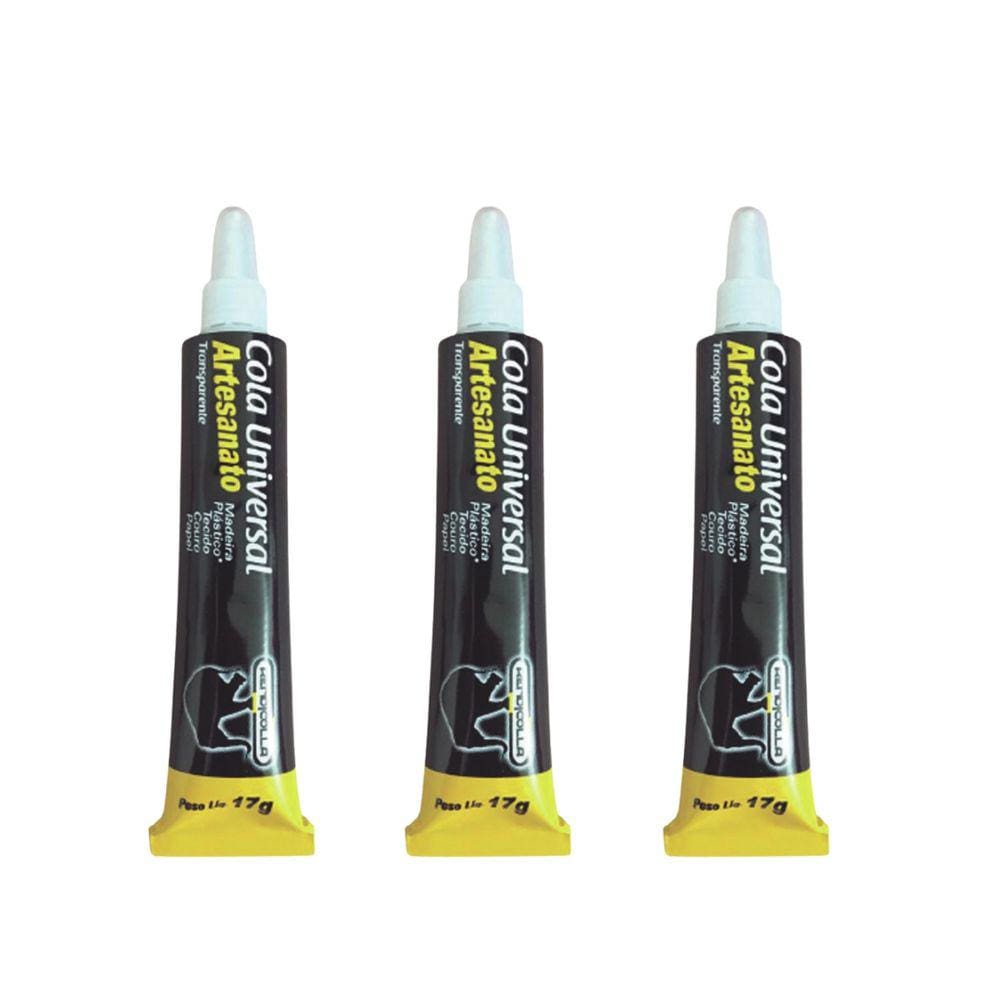 Kit 03 Colas Universal Alta Resistencia 17g Rendicolla