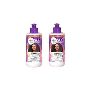 Creme Pentear Salon Line 300Ml Sos Super Óleo Nutritivo- 2Un