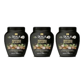 Creme Skala 1Kg Manteiga De Karite-Kit C/3Un