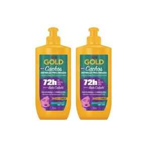 Creme Para Pentear Niely Gold 250G Cachos Defini Prolon- 2Un