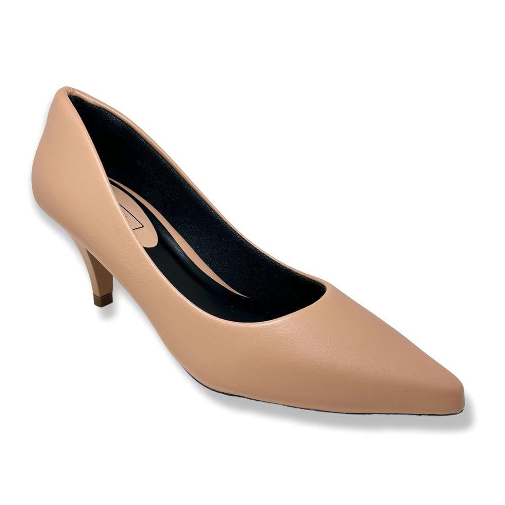 Scarpin Sapato Feminino Salto Baixo Fino Tradicional Confortável