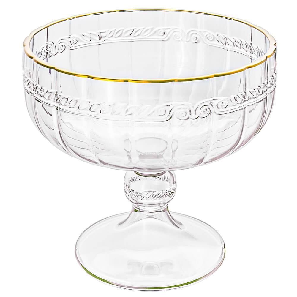 Taça de Sobremesa em Cristal Imperial Fio de Ouro 200mL - Lyor