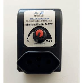 Dimmer 1000W Controle de Iluminação e Velocidade + Shakeira