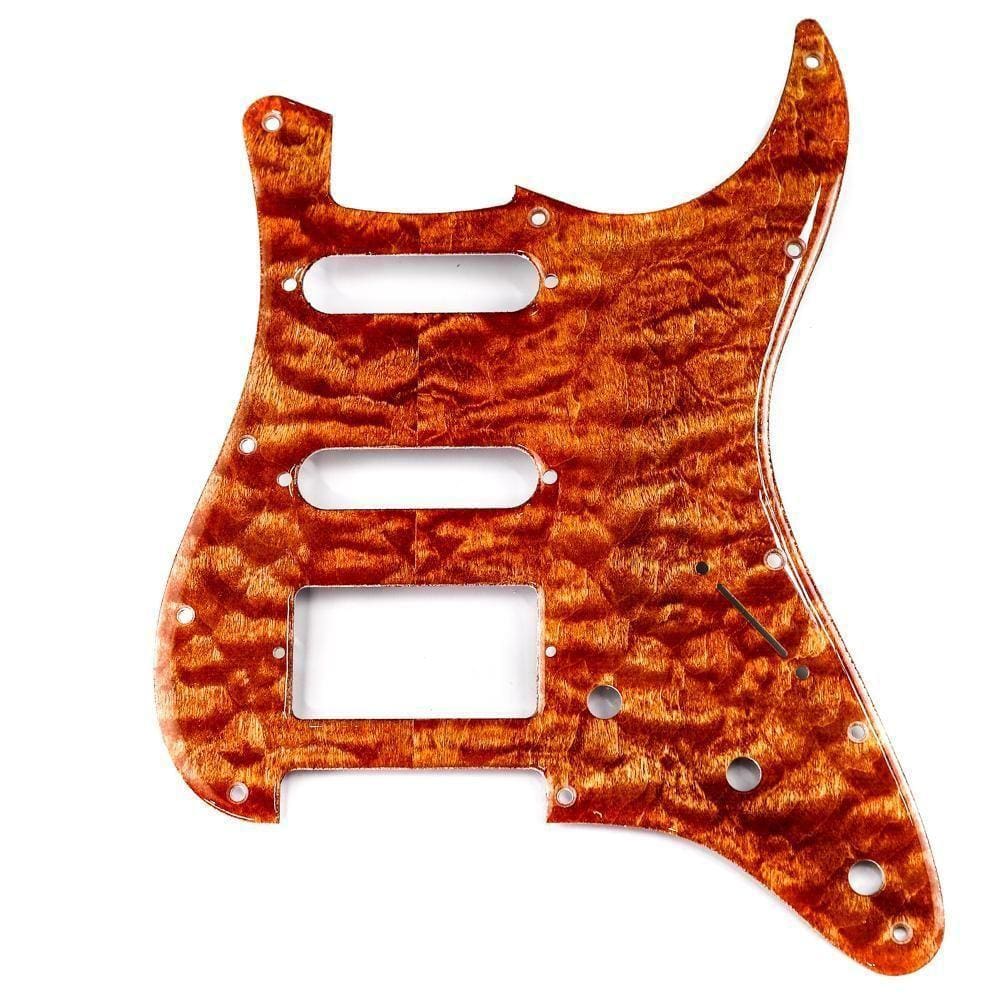 Escudo Para Guitarra Am Strat Hss Marrom Spirit 110-bq [f035]