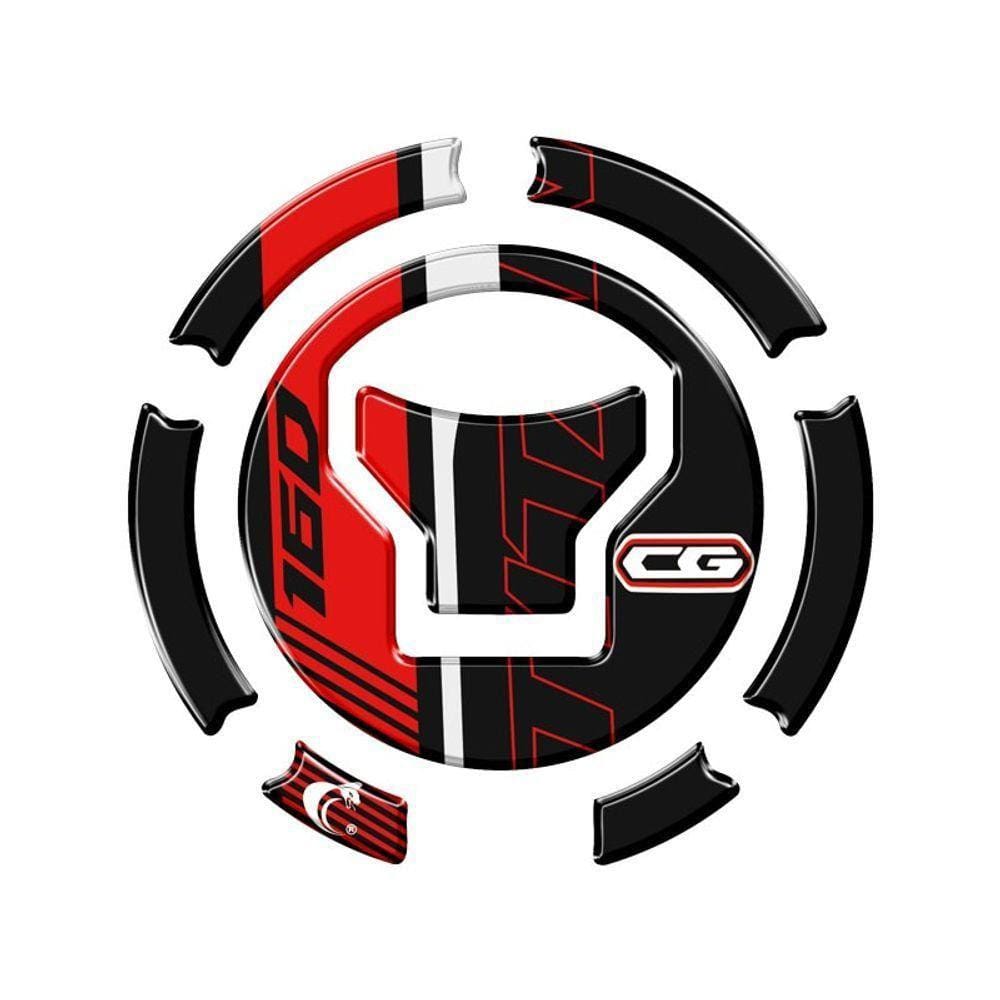 Adesivo Bocal Cb Twister Cg Titan / Fan / Start 160 +2018 Cor Cinza