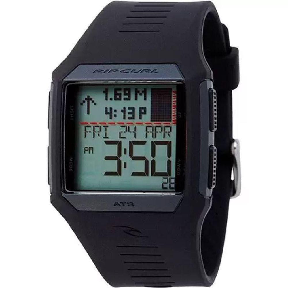 Relógio Rip Curl Rifles Tide Black A1119 Tábua De Maré