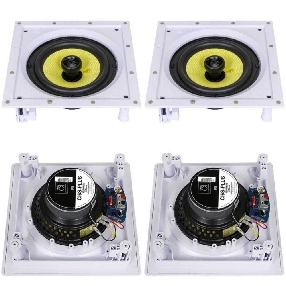 Caixa Gesso JBL CI PLUS 6S Kit com 4 unidades
