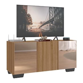 Rack TV até 32 Polegadas com Espelhos 3 Portas Multimóveis MP1079