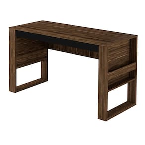 Escrivaninha/Mesa Escritório Multimóveis CR25043 Nogal/Preto